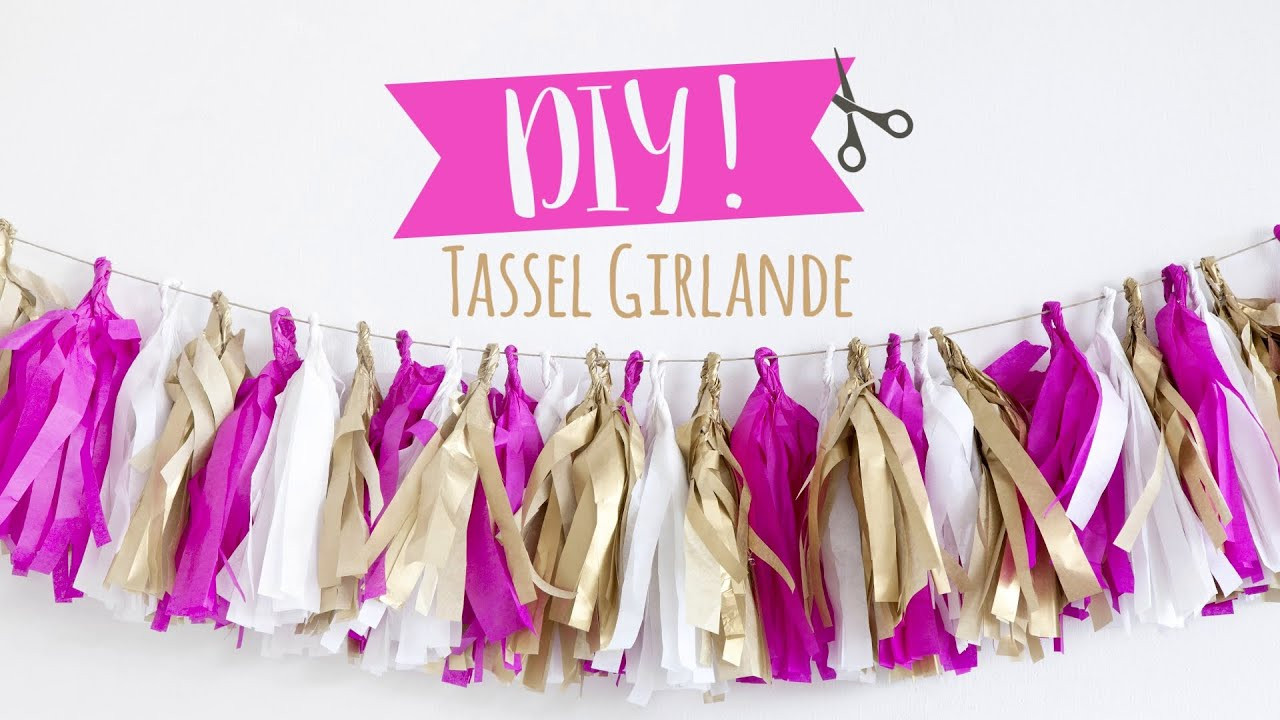 Diy Girlande
 Tassel Girlande