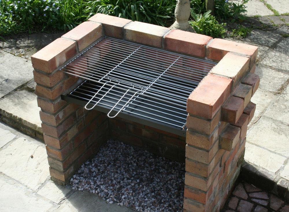 Diy Grill
 DIY BRICK CHARCOAL BBQ BARBECUE 7mm THICK GRATE