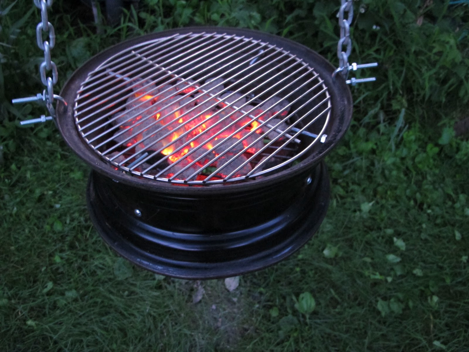 Diy Grill
 DIY Barbeque Grill Using Recycle Car Wheels