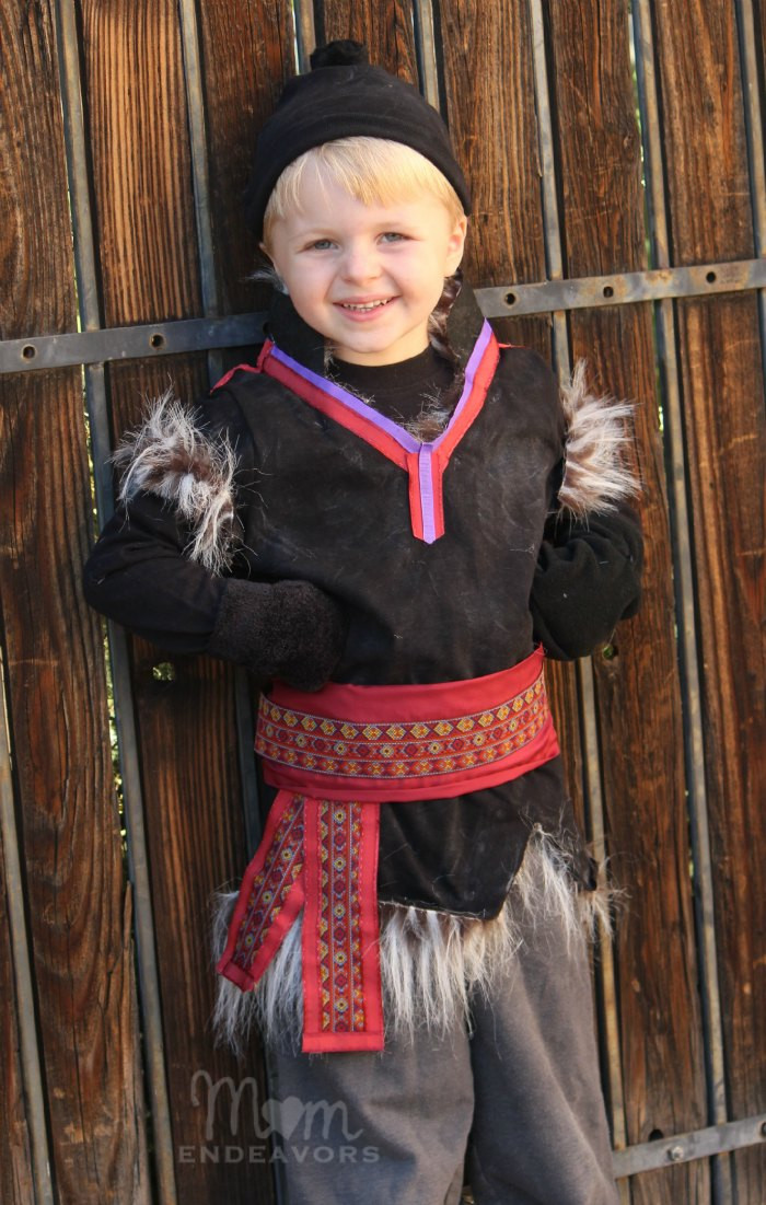 Diy Halloween Costume
 DIY No Sew Disney Frozen Kristoff Costume