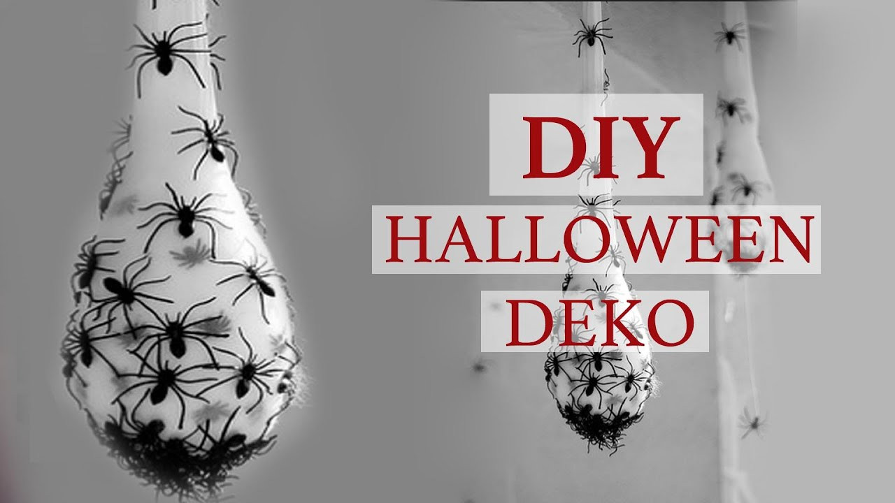 Diy Halloween Deko
 DIY I Halloween Spinnen Deko