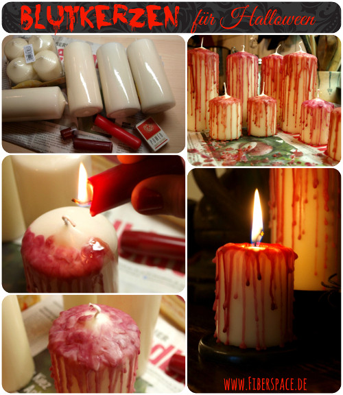 Diy Halloween Deko
 DIY Blutige Kerzen als Halloween Tischdeko Bauanleitung