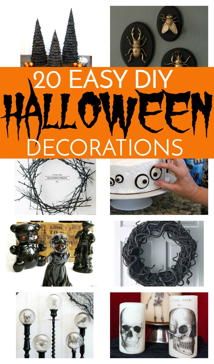 Diy Halloween
 20 Easy DIY Halloween Decorations