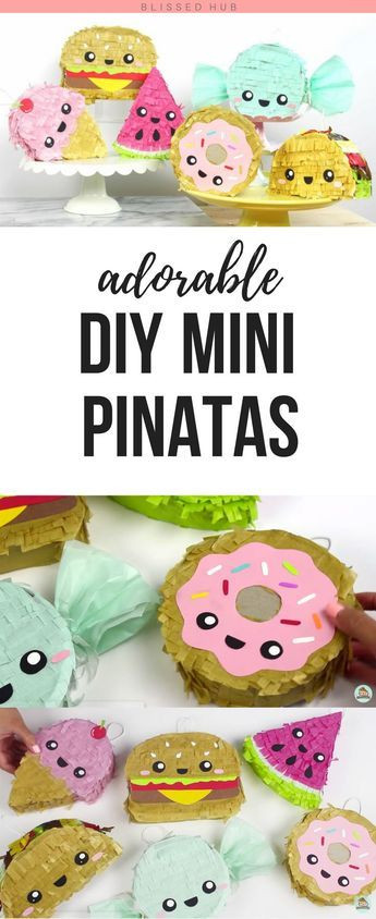 Diy Handwerk
 ENTZÜCKENDE DIY MINI PINATAS diy diy projekte diy