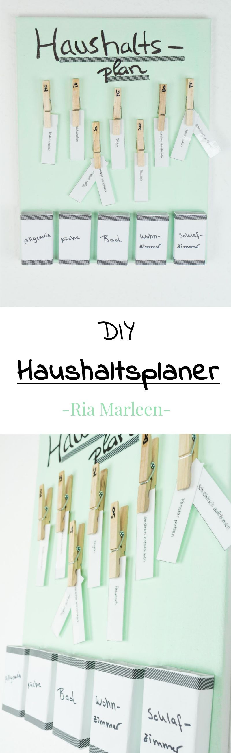 Diy Haushalt
 DIY Haushaltsplaner selber machen einfache