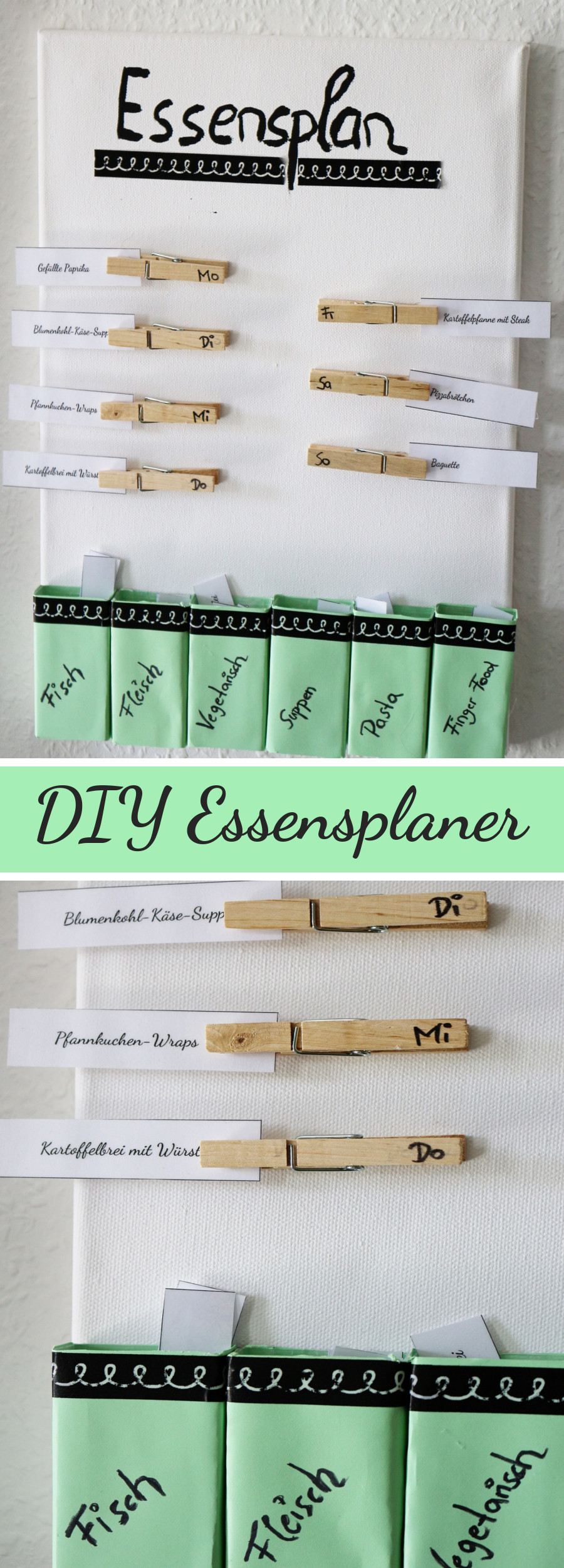 Diy Haushalt
 DIY Idee Essensplaner selber machen Video Anleitung