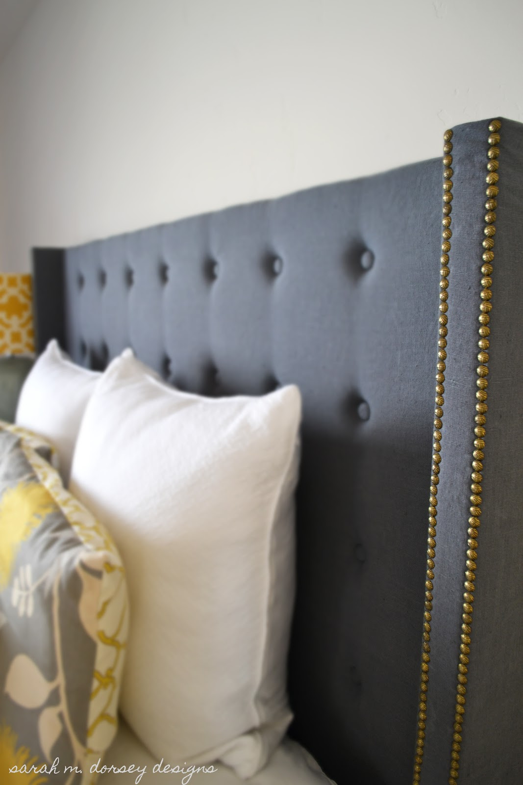 Diy Headboard
 sarah m dorsey designs DIY Headboard plete