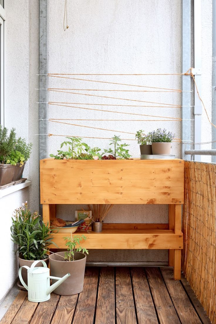 Diy Hochbeet Balkon
 Die besten 25 Hochbeet balkon Ideen auf Pinterest