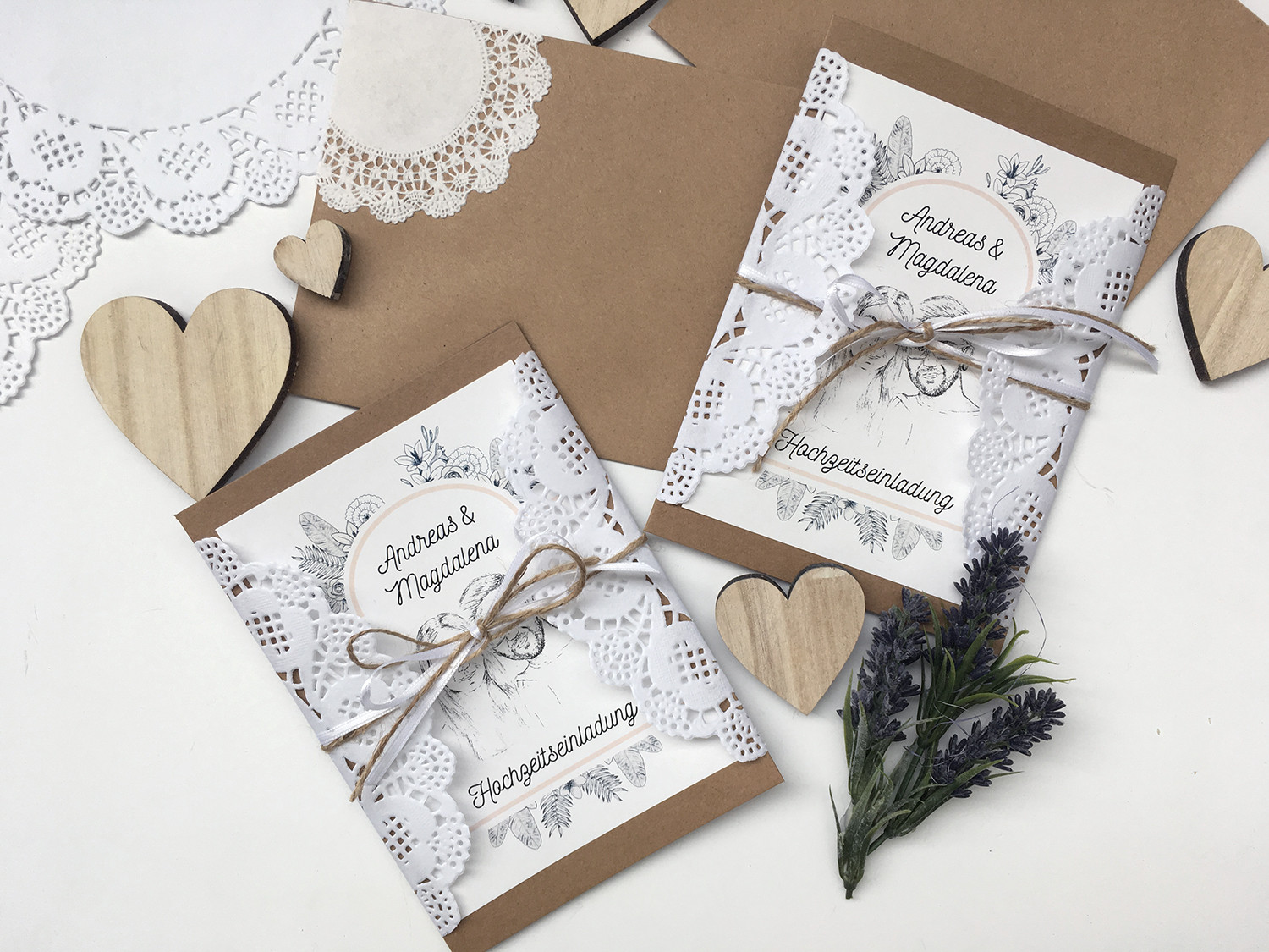 Diy Hochzeitseinladungen
 diy hochzeitseinladungen vintage spitze