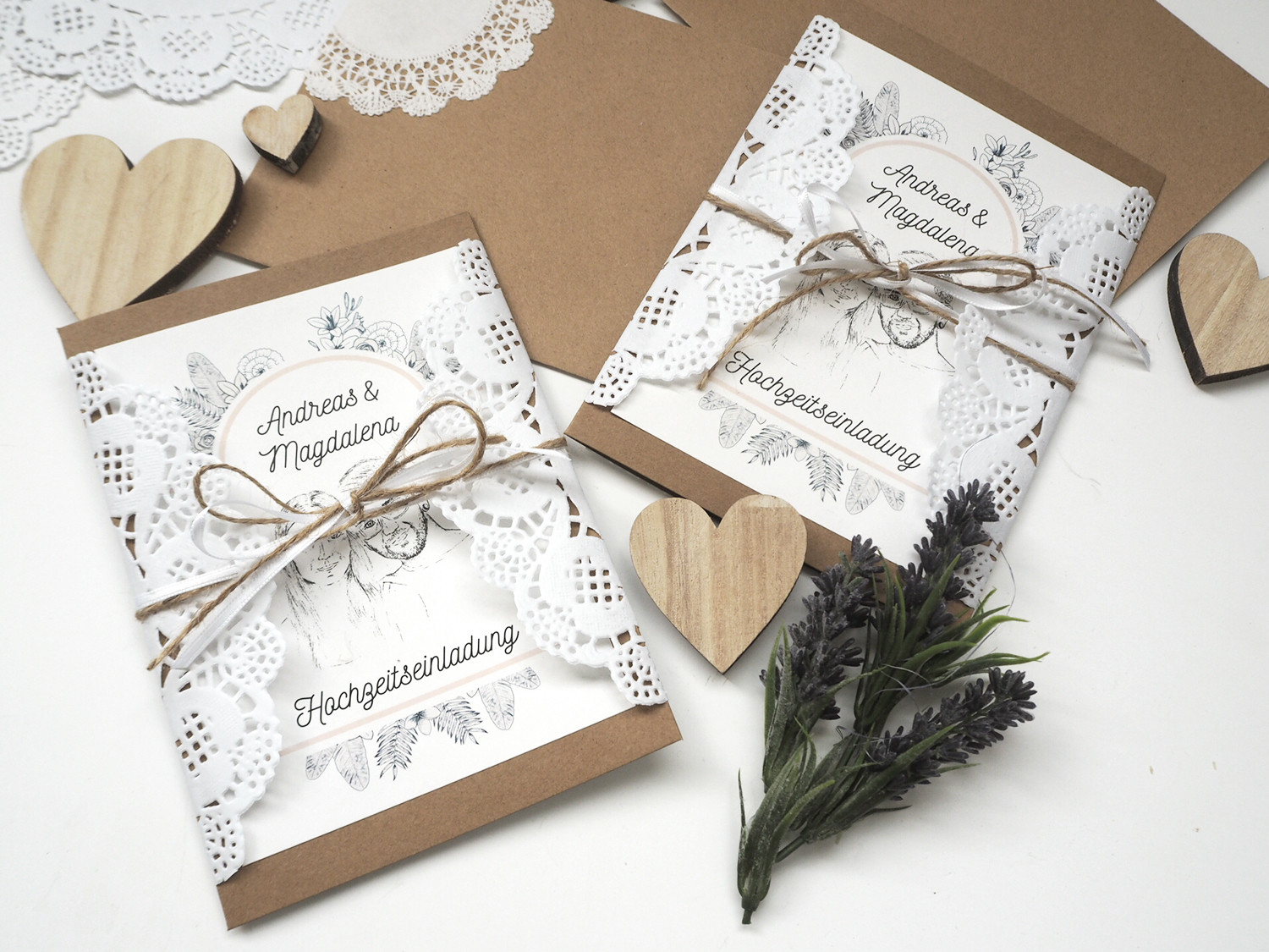 Diy Hochzeitseinladungen
 diy hochzeitseinladungen vintage spitze