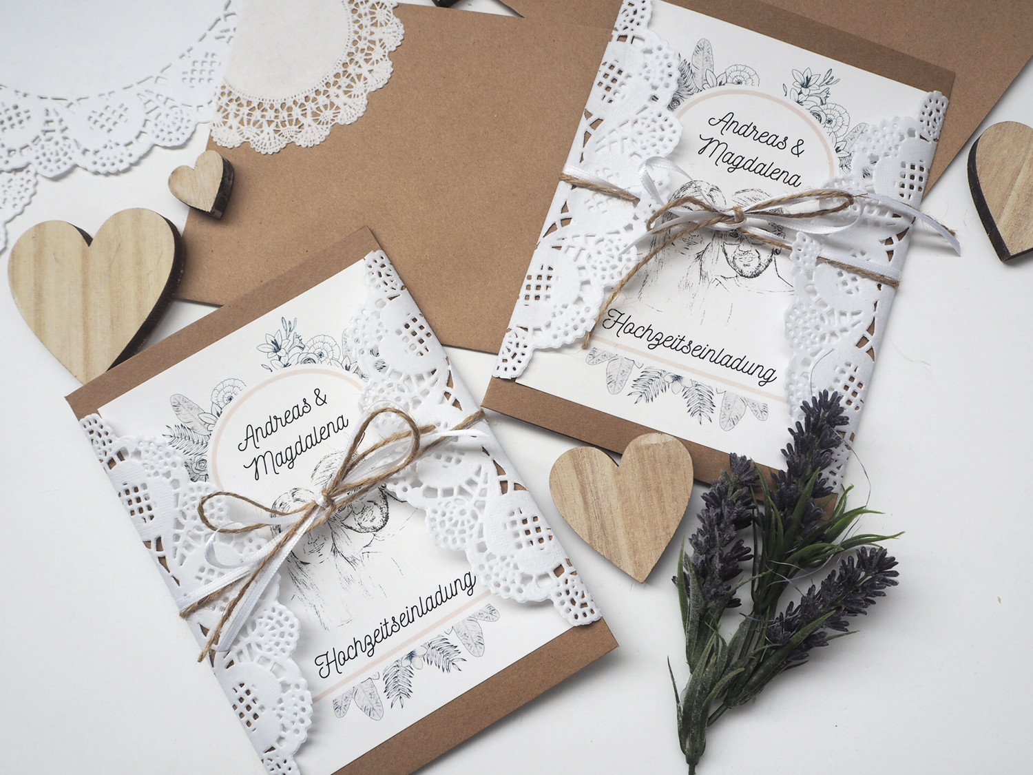 Diy Hochzeitseinladungen
 diy hochzeitseinladungen vintage spitze