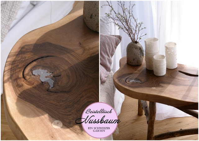 Diy Holztisch
 Ein Schweizer Garten DIY Holztisch