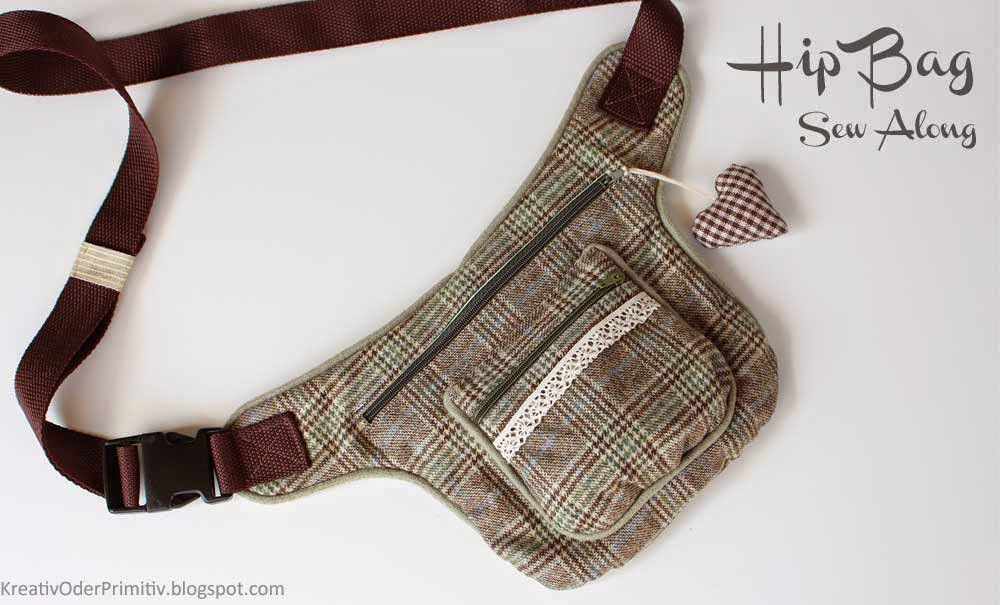 Diy Hüfttasche
 Kreativ oder Primitiv Hip Bag Sew Along