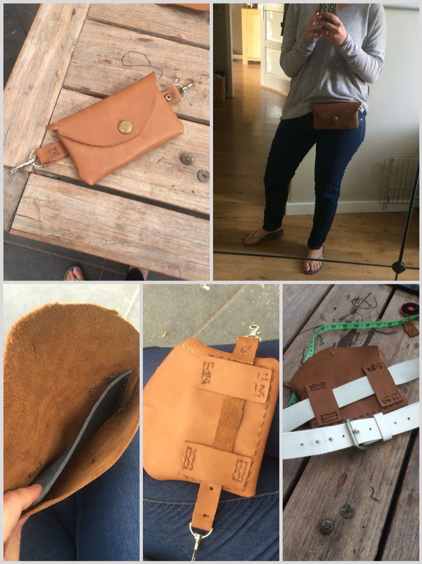 Diy Hüfttasche
 DIY heuptas van leer hip bag belt bag