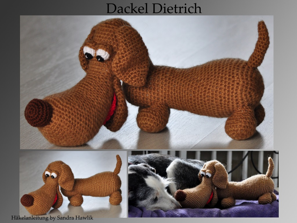 Diy Hund
 Kunterbunte Häkeltiere Häkelanleitung DIY Hund