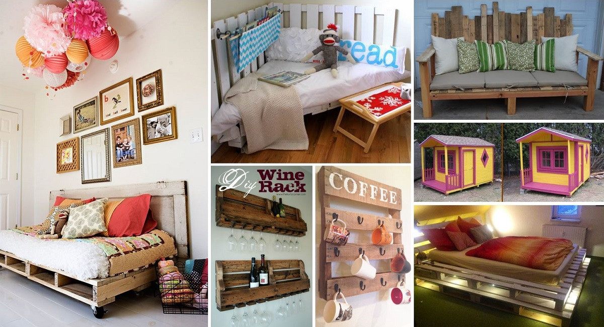 Diy Ideas
 40 Creative Pallet Furniture DIY Ideas And Projects