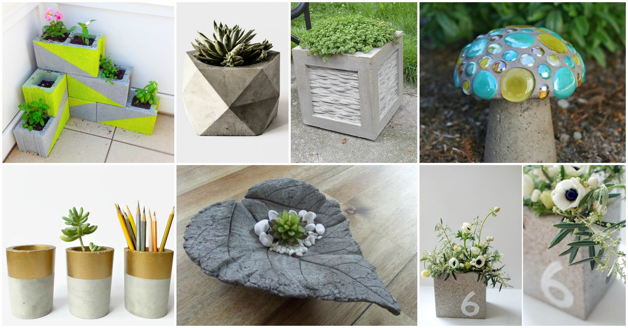 Diy Ideas
 DIY Concrete Decor Ideas For Your Home and Garden