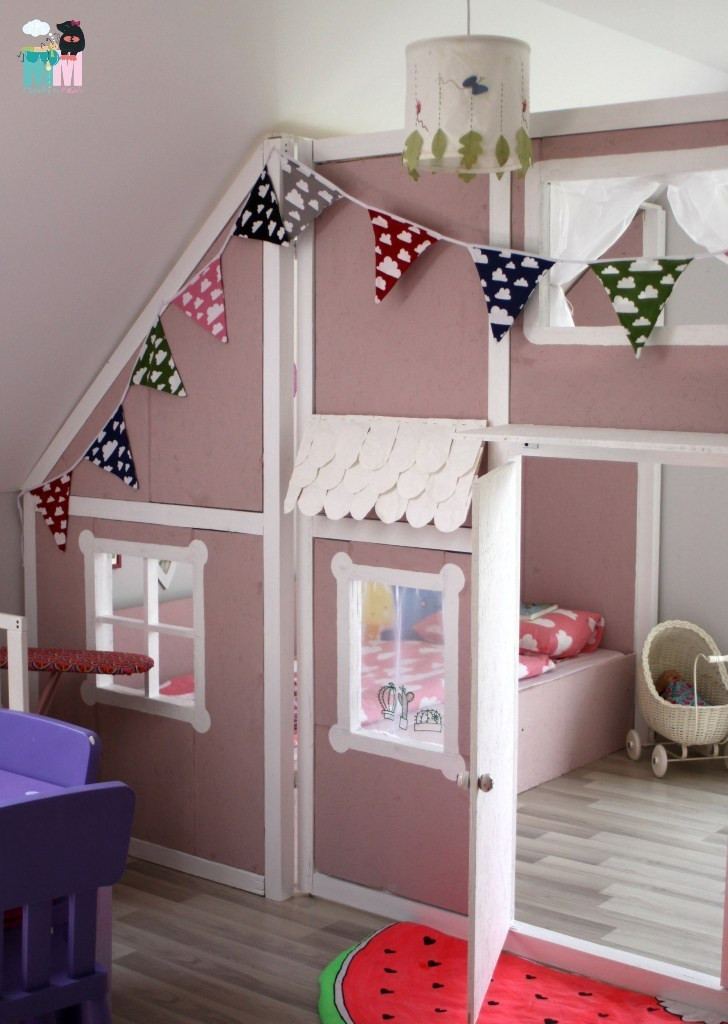 Diy Ideen Fürs Zimmer
 DIY Ein Hausbett im Kinderzimmer chellisrainbowroom