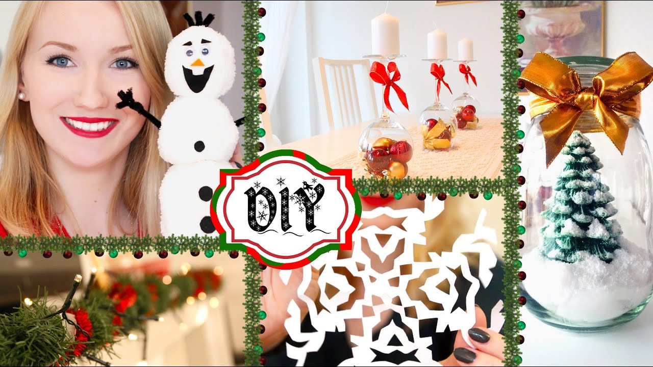 Diy Ideen Weihnachten
 6 DIY DEKO IDEEN für WEIHNACHTEN Einfach & Günstig