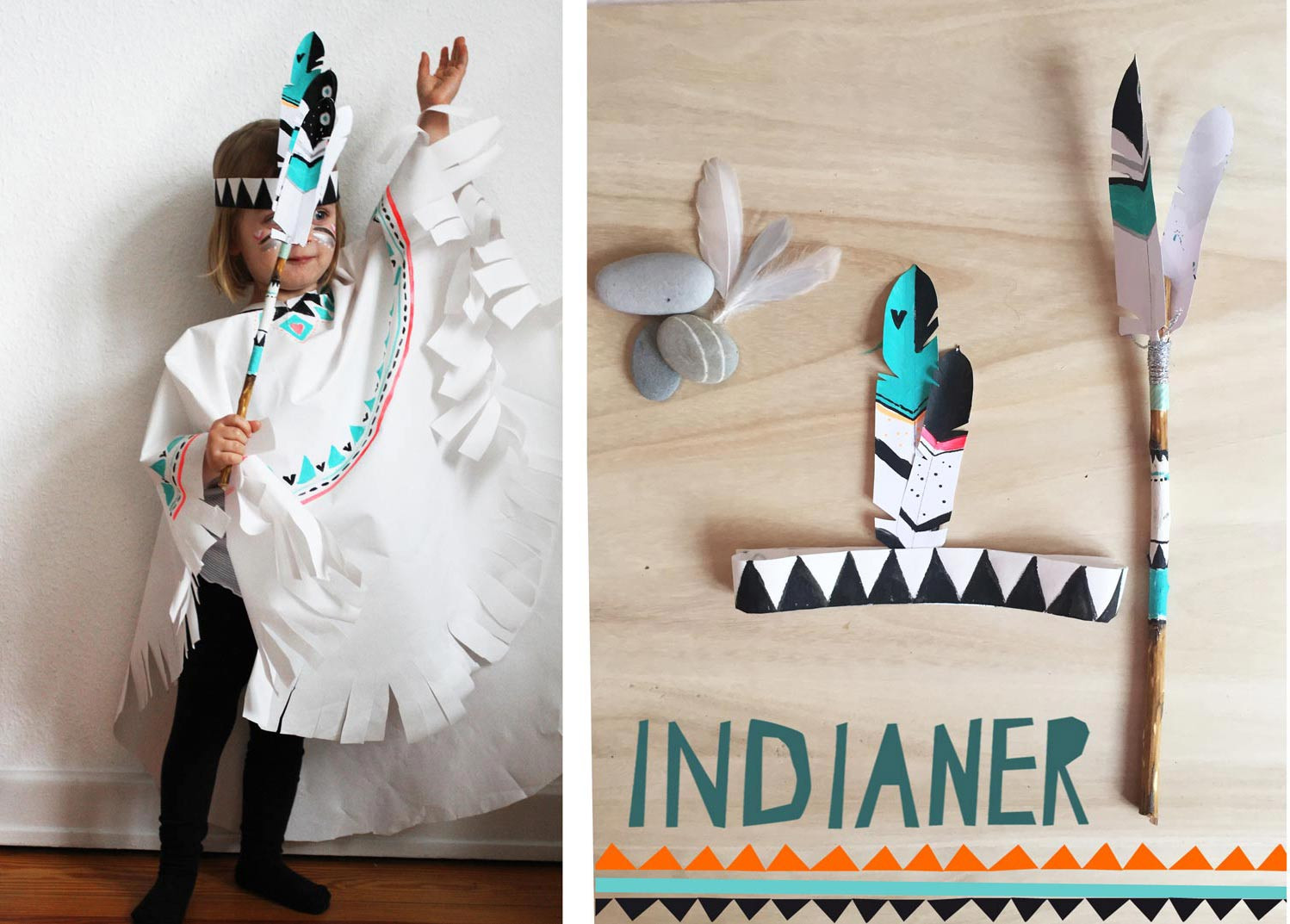 Diy Indianer Kostüm
 DIY Indianer Kostüm einfach selber machen