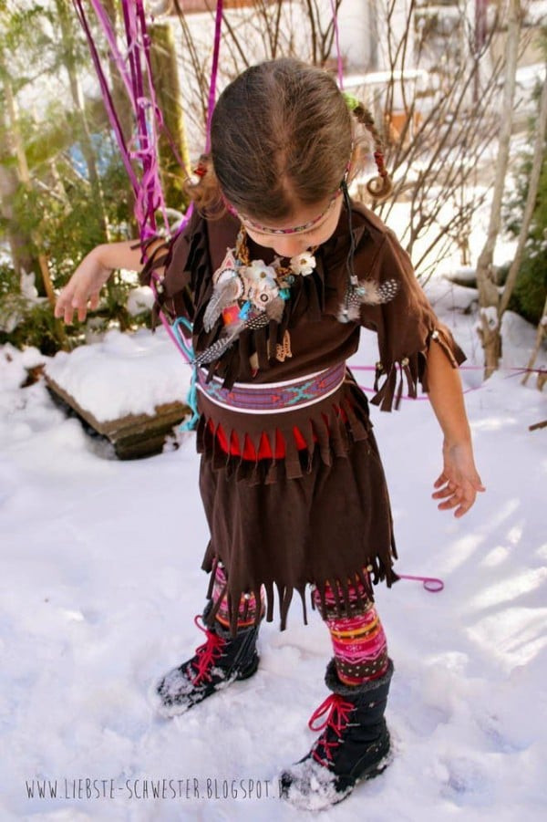 Diy Indianer Kostüm
 Faschingskostüm in 2 Stunden DIY Wowowow Indianer für