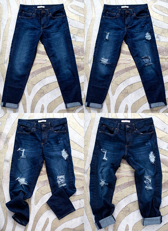 Diy Jeans
 diy distressed jeans