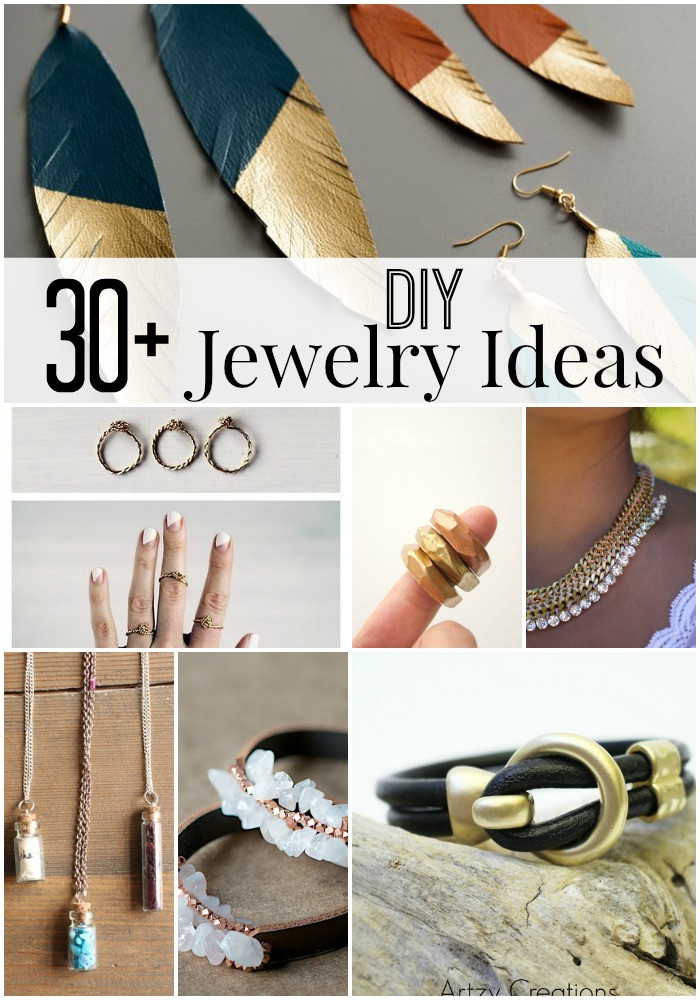 Diy Jewelry
 30 DIY Jewelry Ideas artzycreations