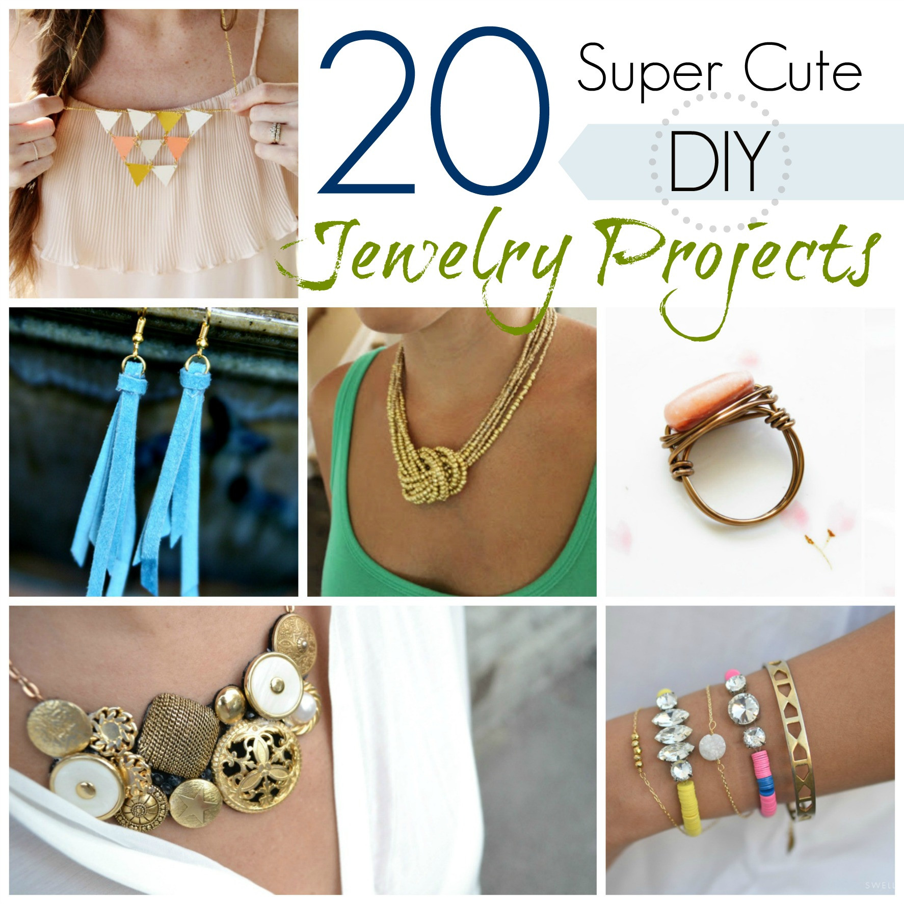 Diy Jewelry
 DIY Jewelry Projects Roundup 20 of Our Favorite Designs