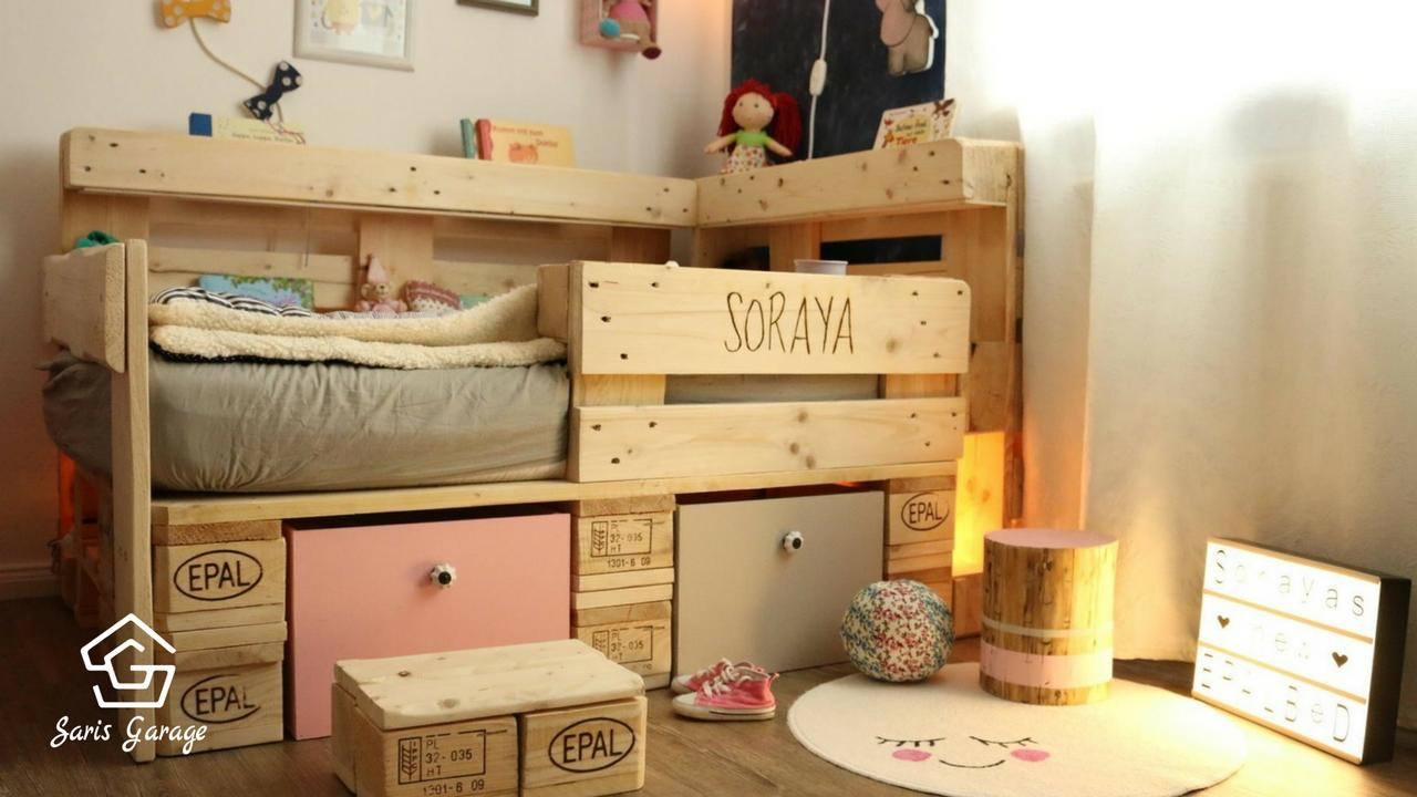 Diy Kinderbett
 Geniale DIY Idee So leicht baust du ein Kinderbett aus