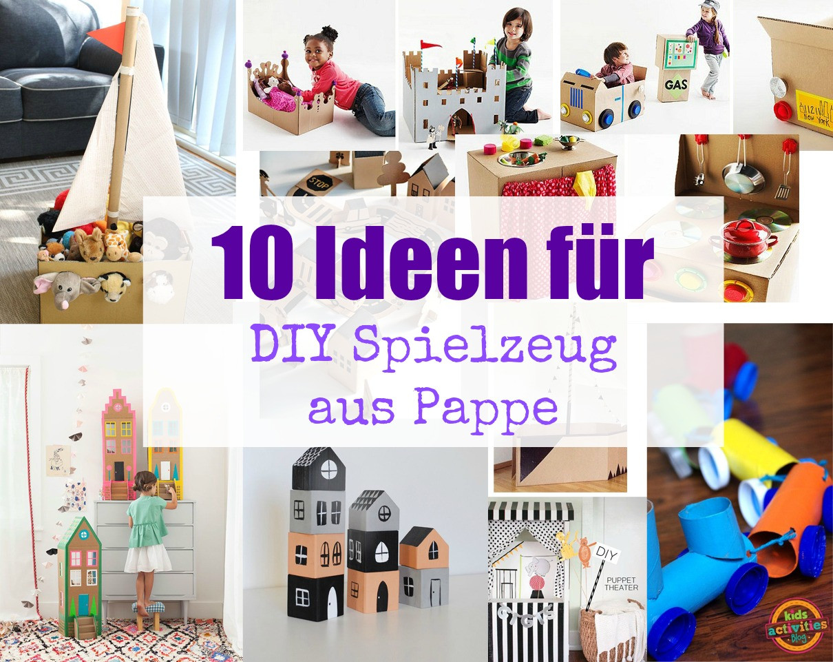 Diy Kinderspielzeug
 10 Ideen für DIY Spielzeug aus Pappe