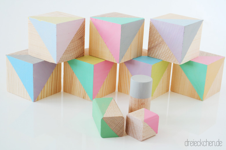 Diy Kinderspielzeug
 DIY Holzbausteine in Pastell Pimp my Kinderspielzeug