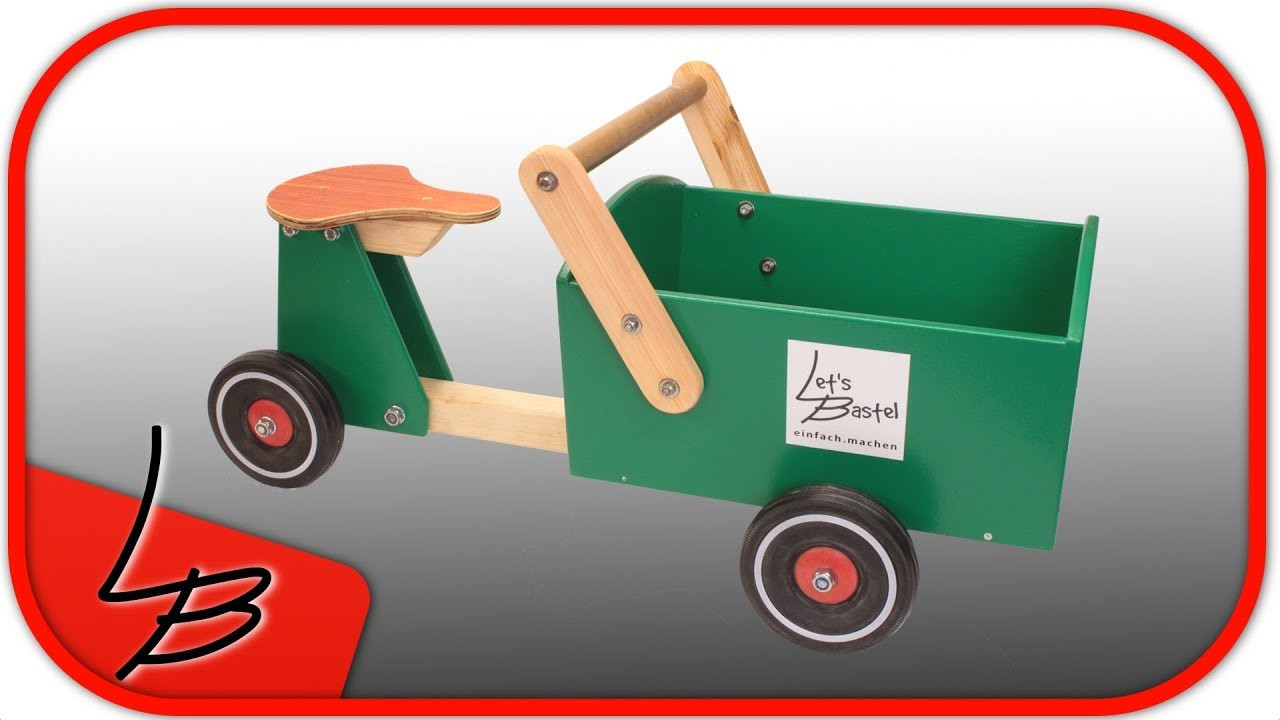 Diy Kinderspielzeug
 Rutschauto aus Holz selber machen