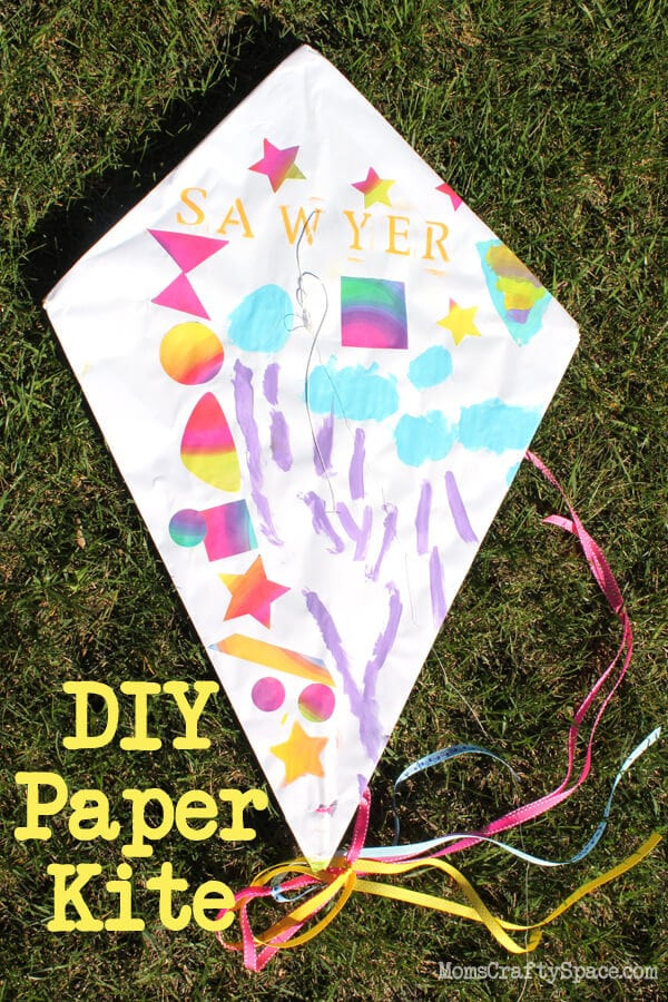 Diy Kiste
 Kids Craft DIY Paper Kite Happiness is Homemade