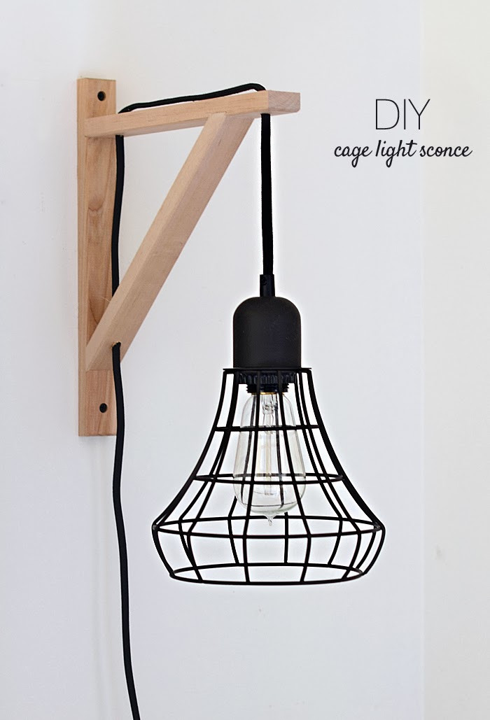 Diy Lamp
 Nalle s House DIY Cage Light Sconces