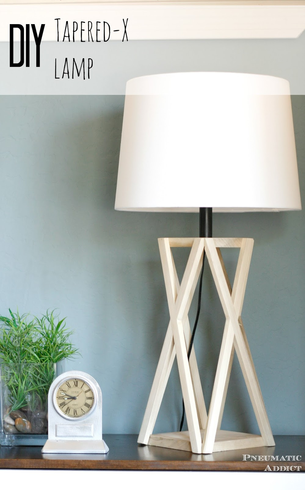 Diy Lamp
 DIY Tapered X Lamp