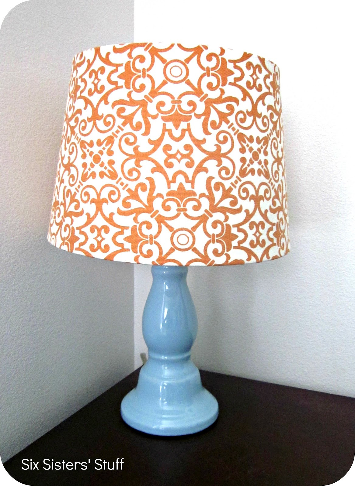 Diy Lamp
 DIY Fabric Lampshade Recover Tutorial