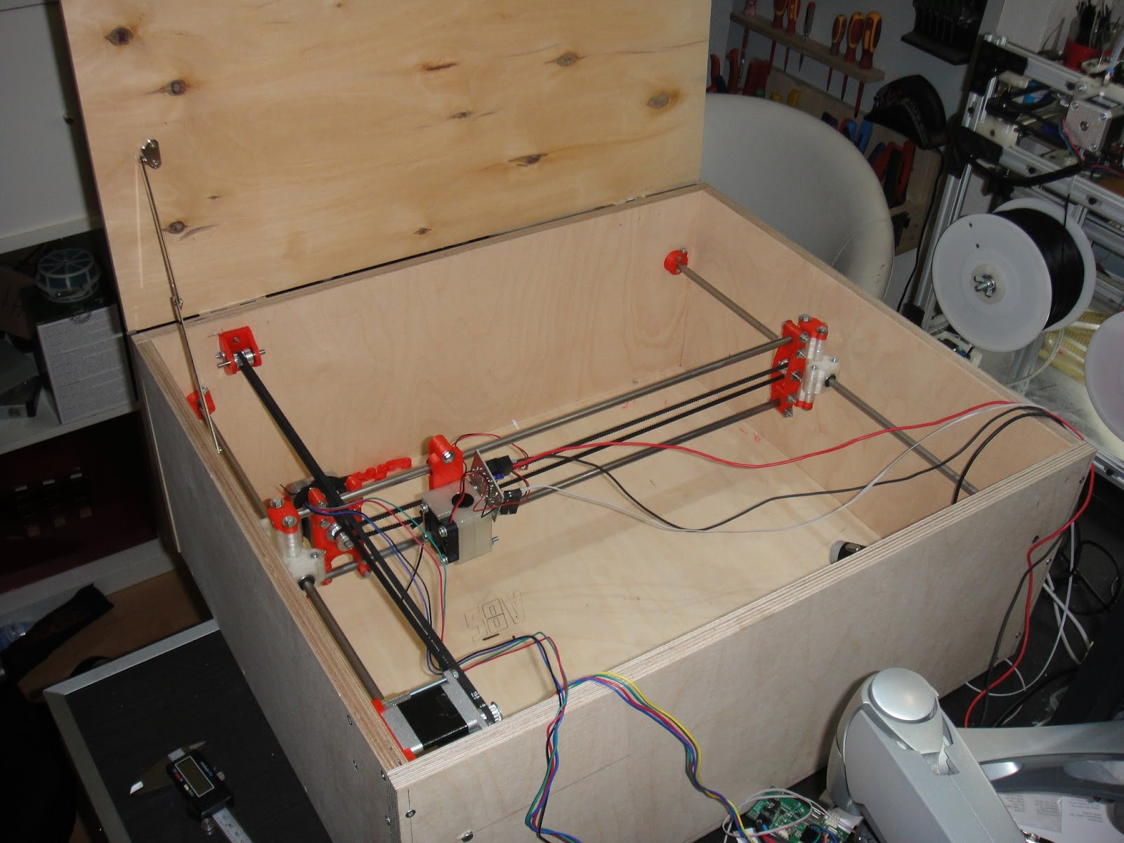 Diy Laser Engraver
 DIY laser cutter built to make stencils