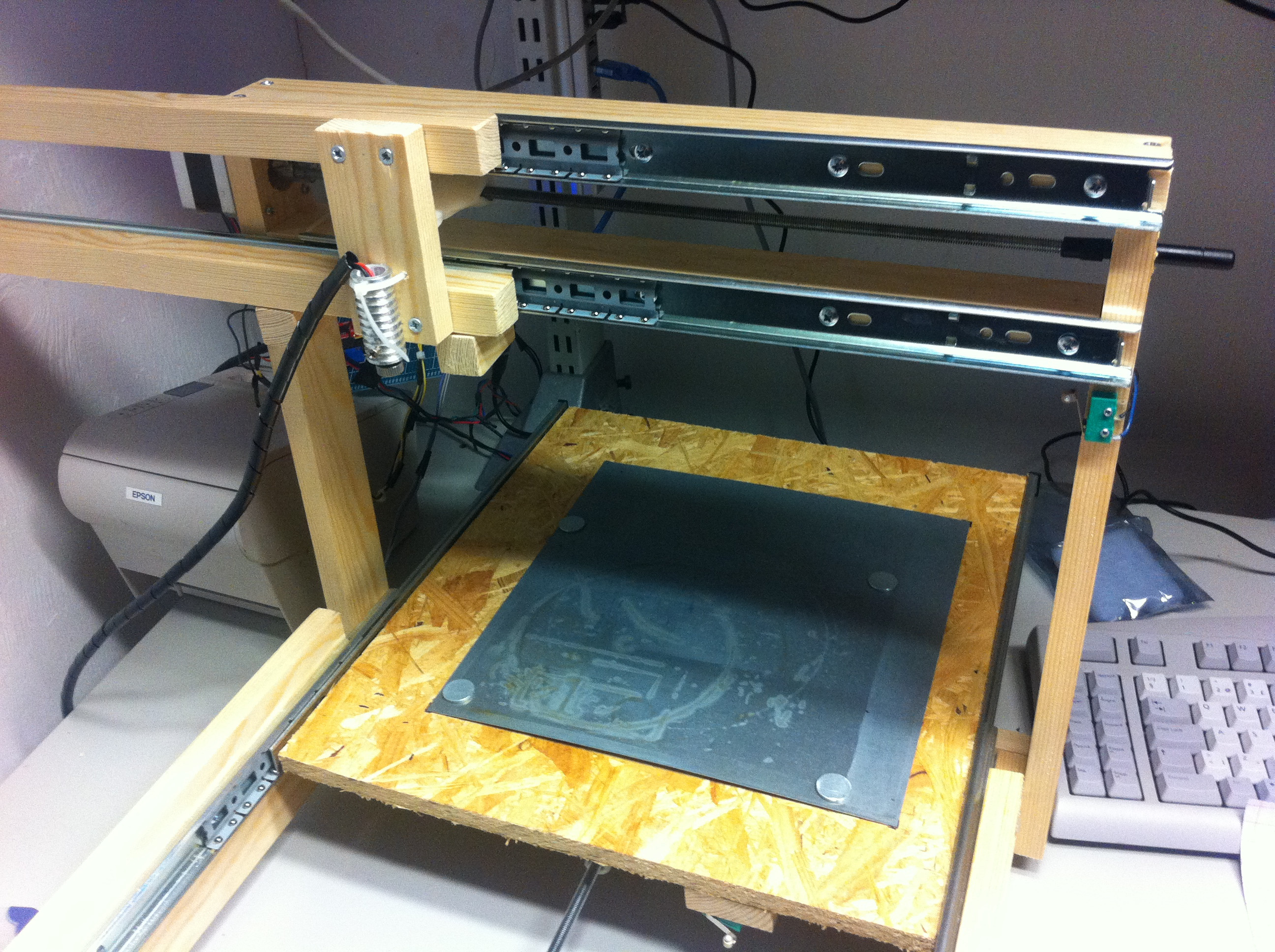 Diy Laser Engraver
 What can you cut with a 300mW DIY laser cutter