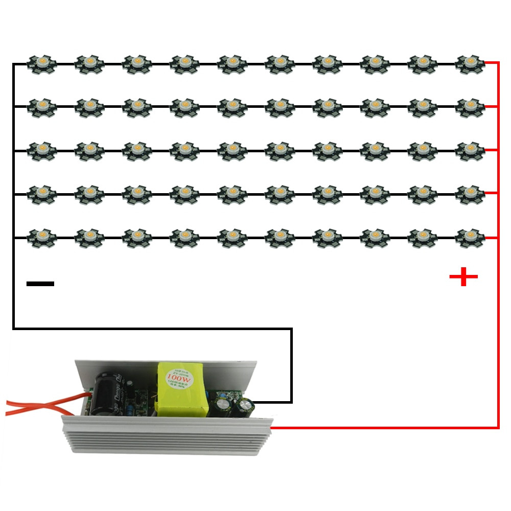 Diy Led Grow Light
 DIY 100W LED Grow Light Full Spectrum With100W Power