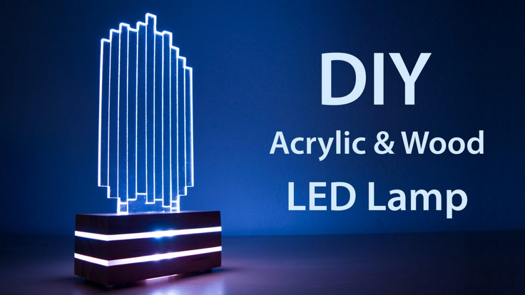 Diy Led Lampe
 DIY Acrylic and Wood Color Changing LED Lamp Creativity Hero