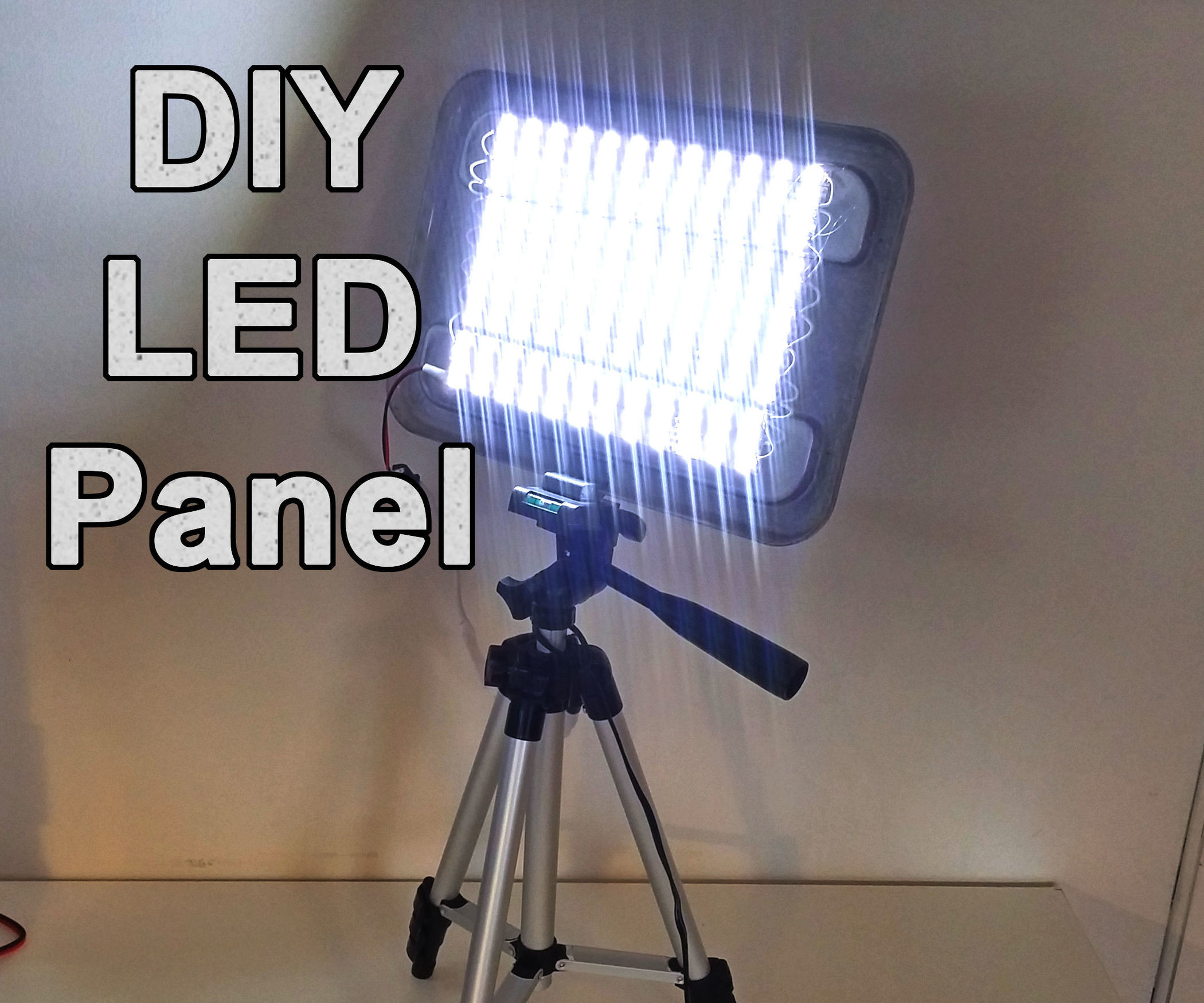 Diy Led Panel
 DIY Powerful LED Panel Video and Work Light