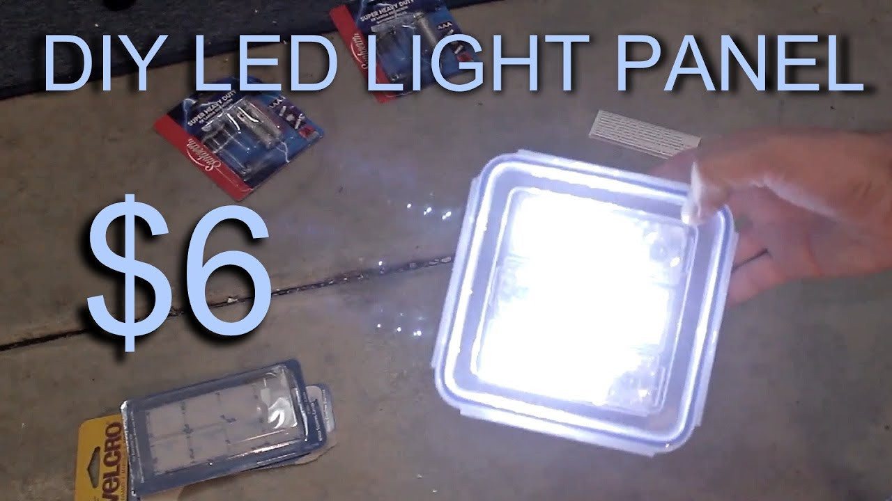 Diy Led Panel
 DIY LED Light Panel $6