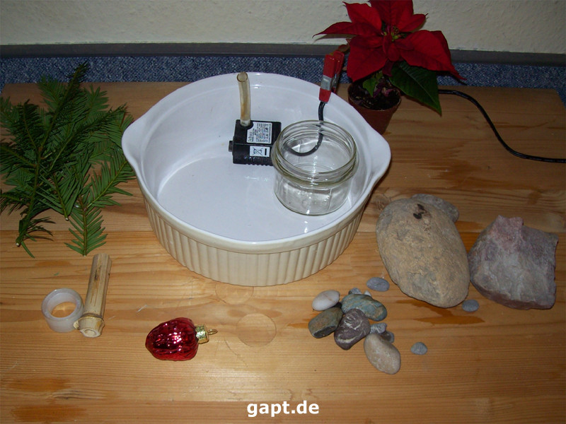 Diy Luftbefeuchter
 Zimmerbrunnen selber machen eine einfache Anleitung