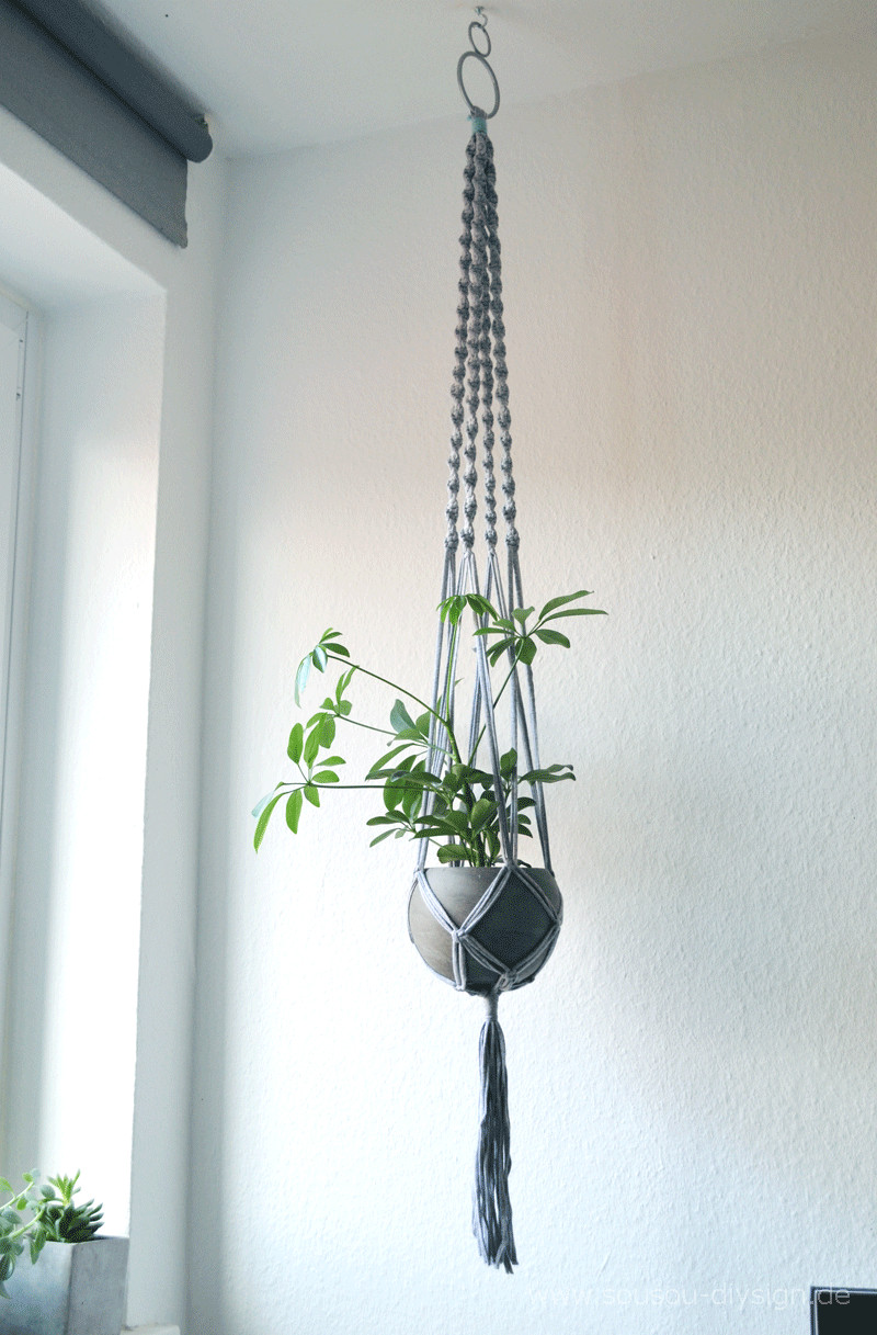 Diy Makramee Blumenampel Anleitung
 DIY Macrame Blumenampel mit Betontopf HANDMADE Kultur