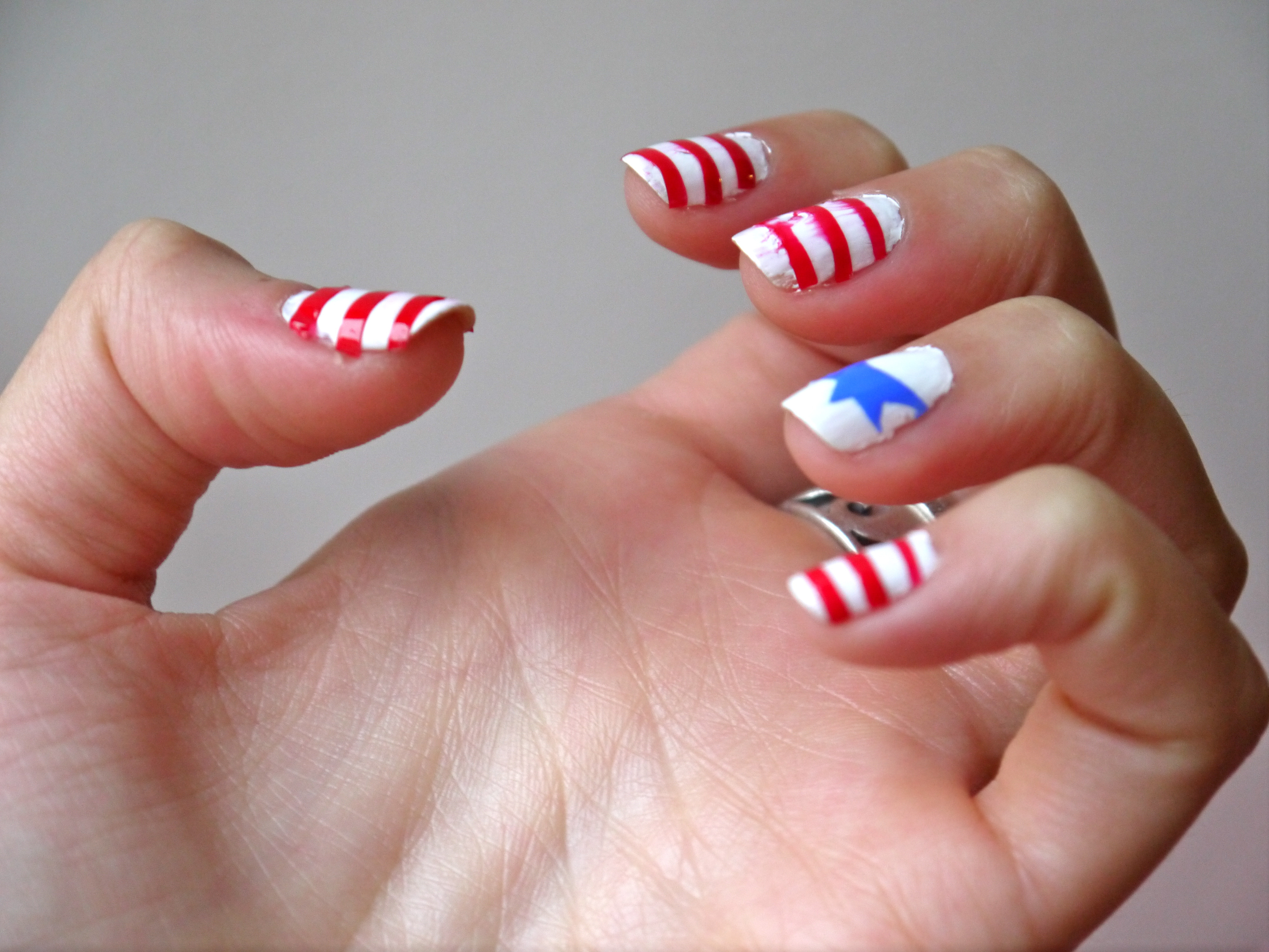 Diy Maniküre
 DIY American Flag Nail Art
