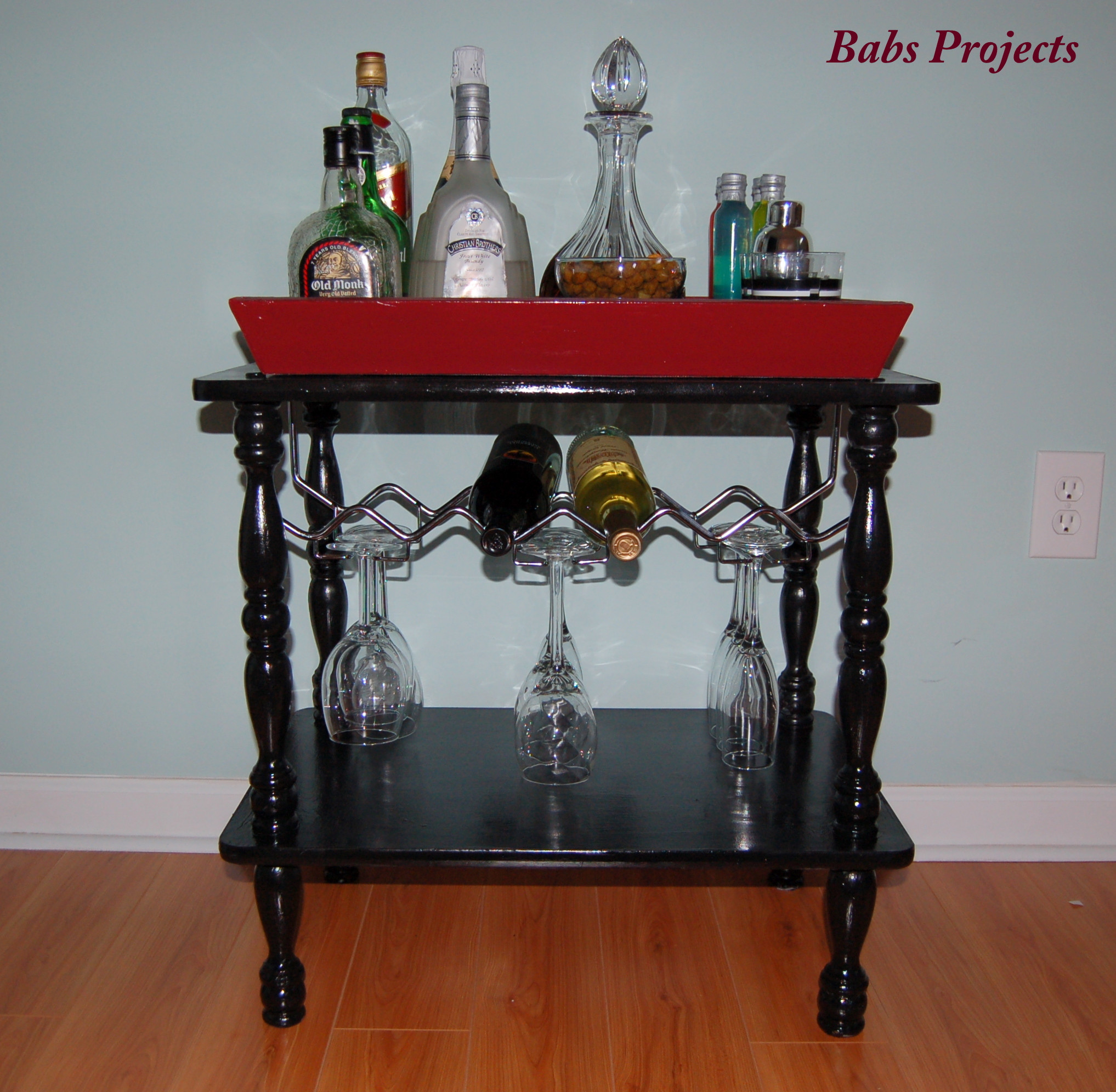 Diy Minibar
 Portable Mini Bar DIY Project Babs Projects