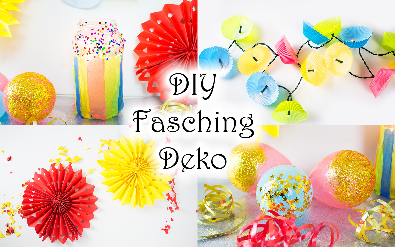 Diy Mit Kindern
 DIY Fasching Deko mit Kindern basteln 4 schnelle Ideen