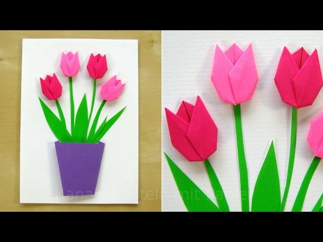 Diy Mit Papier
 Basteln mit Papier Blumen selber machen DIY Geschenke