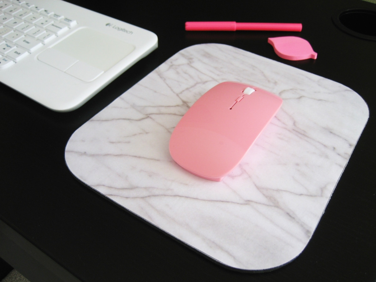 Diy Mousepad
 DIY – Marble Look Mouse Pad