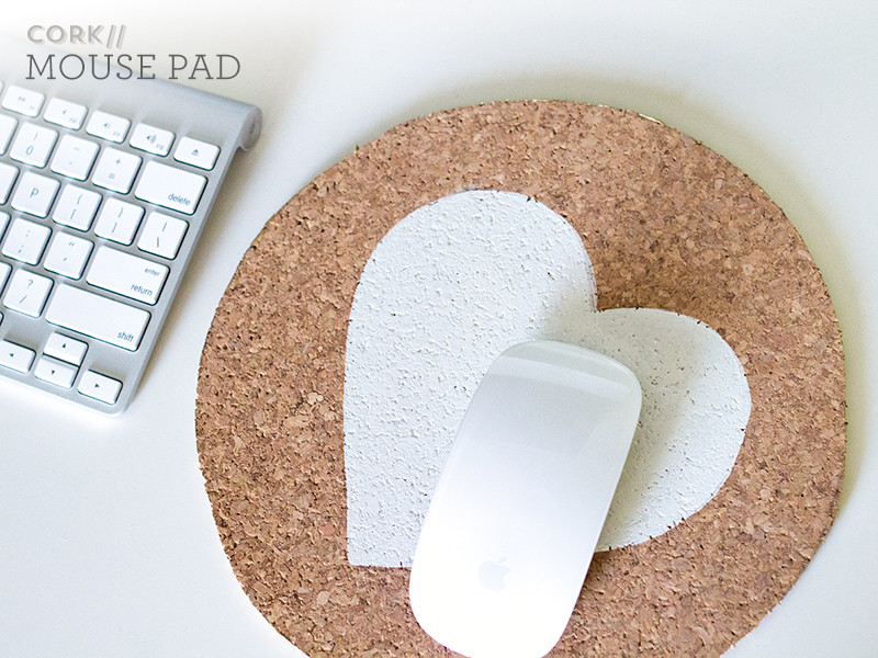 Diy Mousepad
 DIY Painted Cork Mouse Pad Sarah Hearts